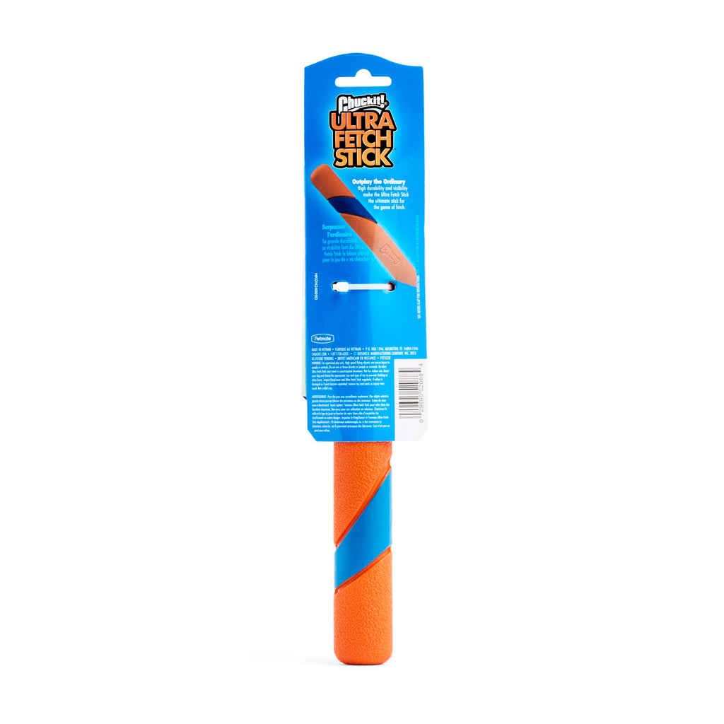 12-Inch Interactive Dog Fetch Stick – Durable Outdoor Dog Toy for Fetch Games, High Visibility, Suitable for All Breed Sizes