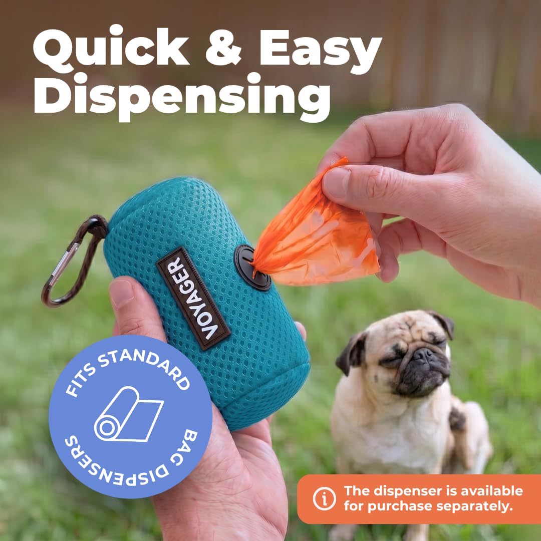Leak-Proof Dog Poop Bags, Thick Tear-Resistant Pet Waste Bags for Puppy Walking, Travel & Outdoor Cleanup, 150 Bags, Assorted Colors