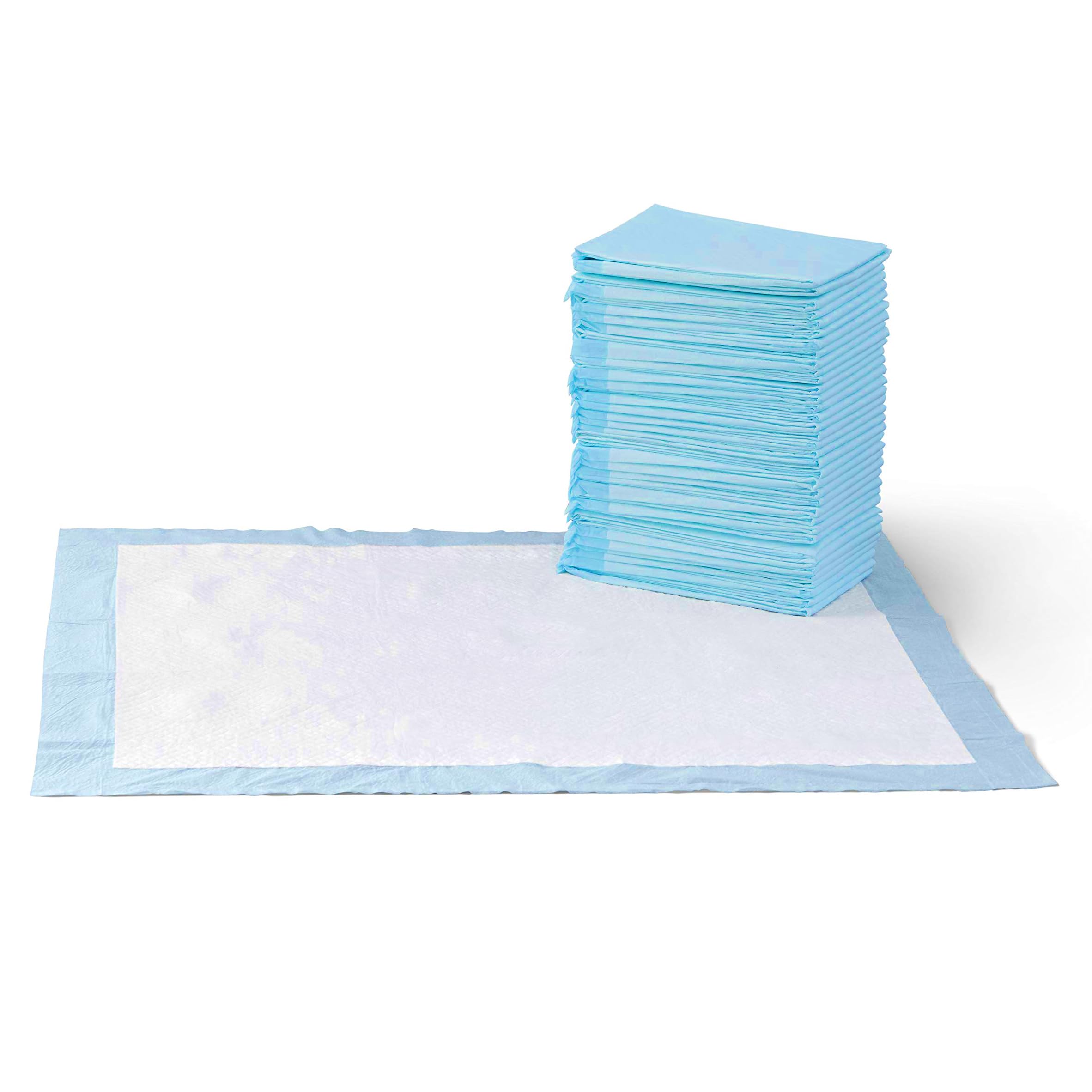 Leak-Proof Dog & Puppy Potty Training Pee Pads, 5-Layer Quick-Dry Super Absorbent Pads, 22 x 22 Inch, 50 Count