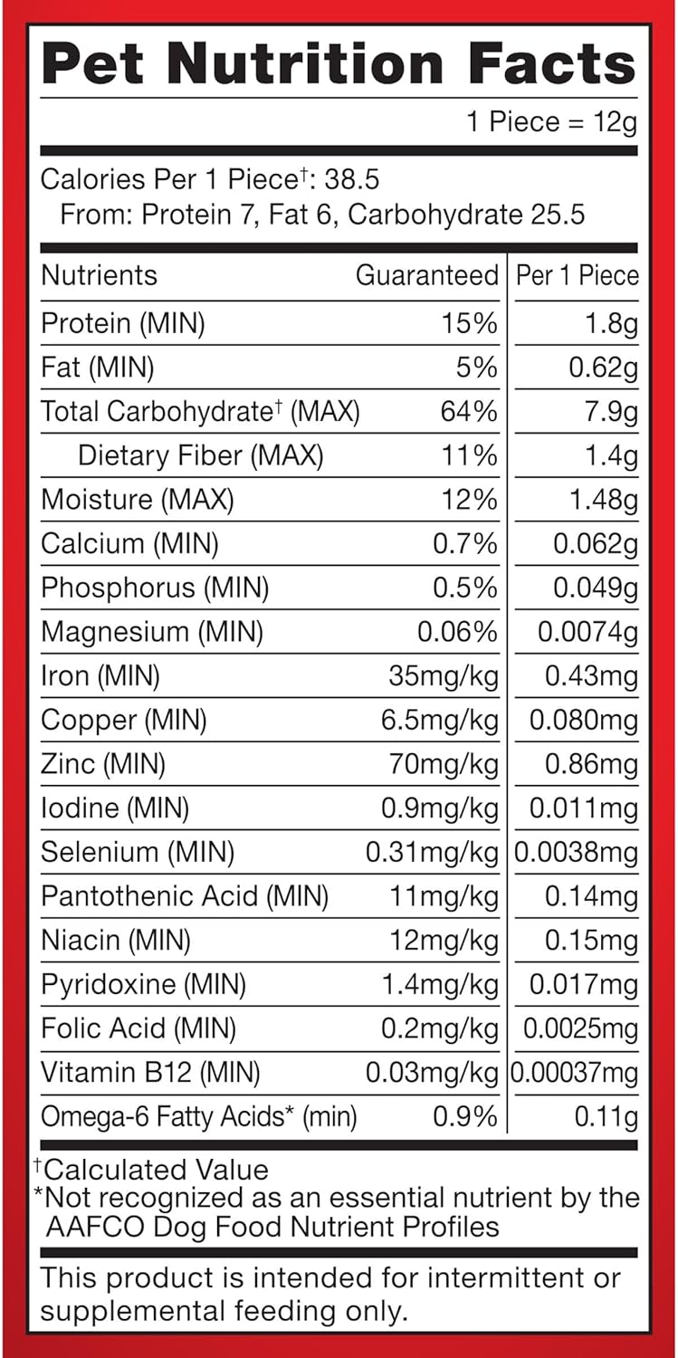 Crunchy Beef Flavor Dog Treats for Medium Dogs – 10 lb Box with Vitamins & Minerals, Original Recipe
