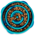 Slow Feeder Dog Bowl 2 Cup Capacity – Non-Slip Puzzle Feeding Bowl for Small & Medium Dogs and Cats, Food-Safe, Turquoise