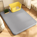 Extra Large Waterproof Cat Litter Mat, Double Layer Honeycomb EVA Litter Trapping Mat, Non-Slip Washable Floor Protector