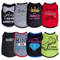 8-Pack Funny Dog Shirts for Small & Medium Dogs – Breathable Sleeveless Pet Vests with Printed Designs for Summer