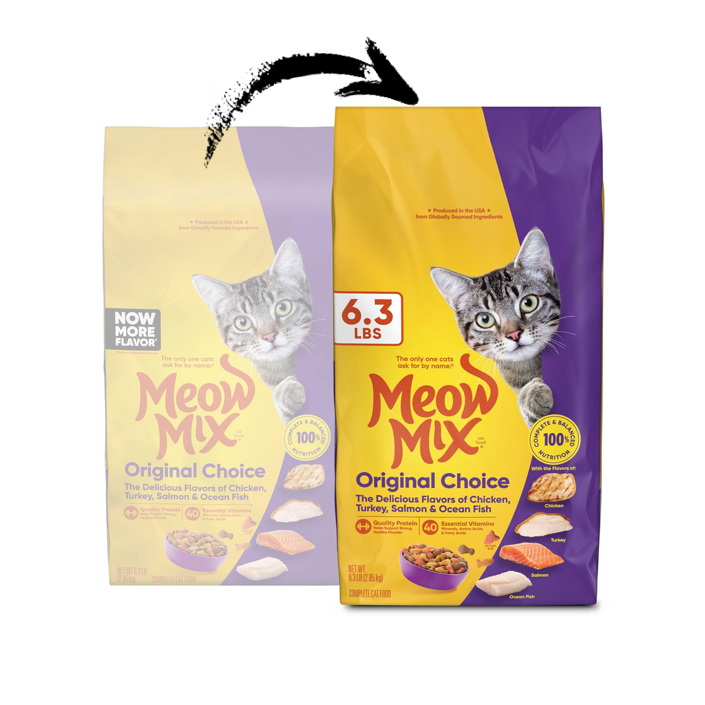Original Choice Dry Cat Food for Adult Cats – Complete & Balanced Nutrition with High-Quality Protein, 6.3 lb Bag
