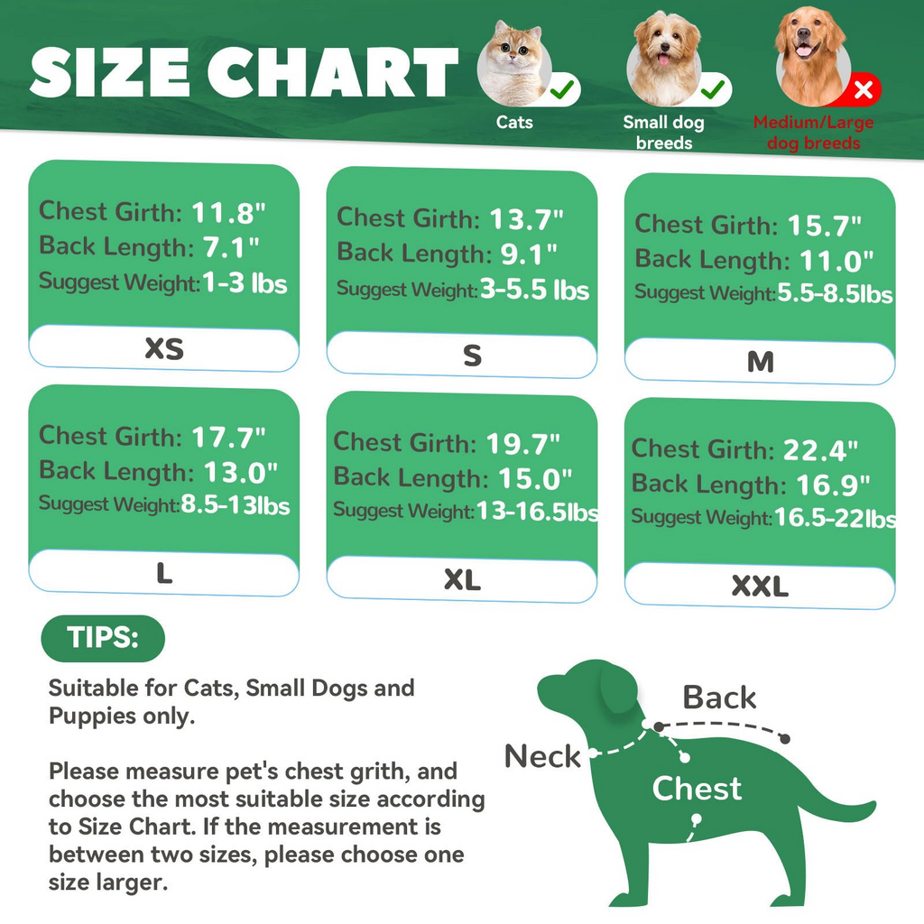 Small Fleece Dog Sweater with Leash Ring, Soft Turtleneck Pullover for Small Dogs and Cats, Warm Pet Apparel, Green XS