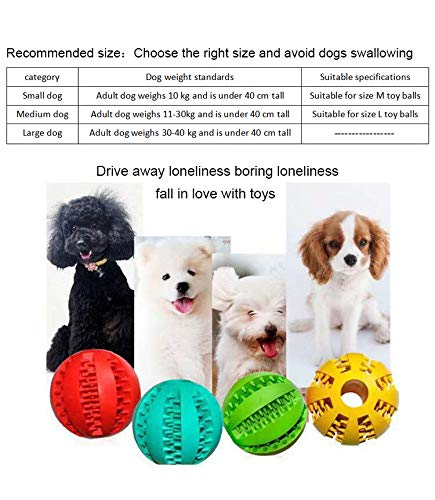 2-Pack Dog Treat Dispensing Ball Toys – Natural Rubber Chew Balls for Teeth Cleaning, Interactive Training & Play for Small, Medium & Large Dogs