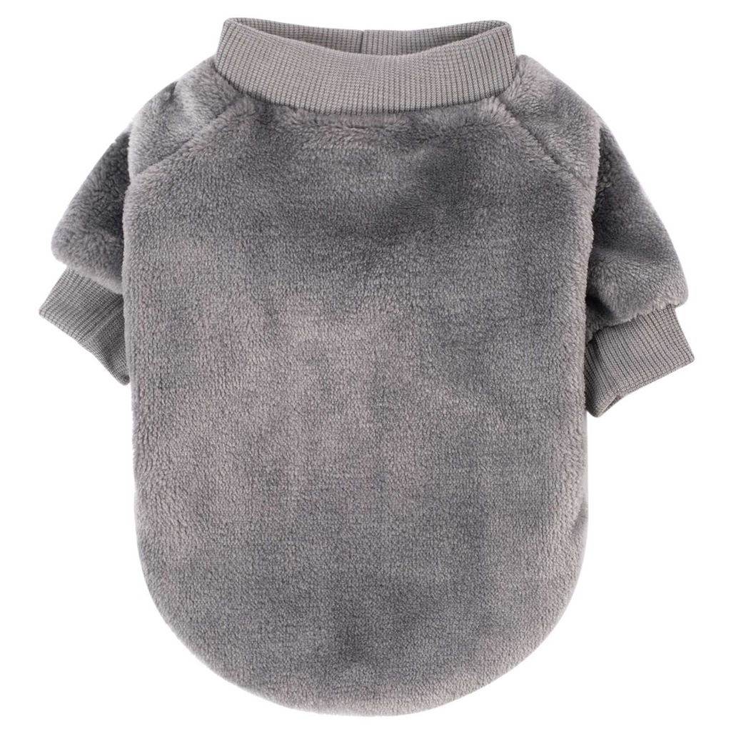 3 Pack Dog Sweaters for Small Dogs and Cats, Ultra Soft Warm Pet Jackets, Winter Puppy Apparel, Grey, Blue & Dark Blue, Small