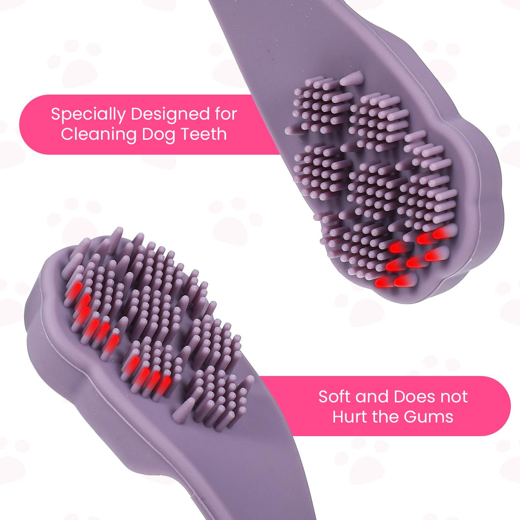 8 Pack Silicone Finger Toothbrush for Dogs & Cats, Food Grade Pet Teeth Cleaning Brush for Small & Medium Pets