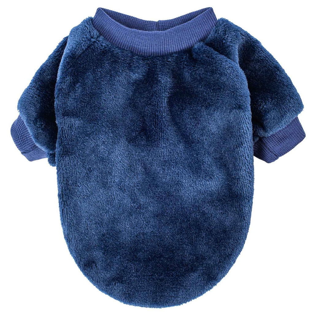 3 Pack Dog Sweaters for Small Dogs and Cats, Ultra Soft Warm Pet Jackets, Winter Puppy Apparel, Grey, Blue & Dark Blue, Small
