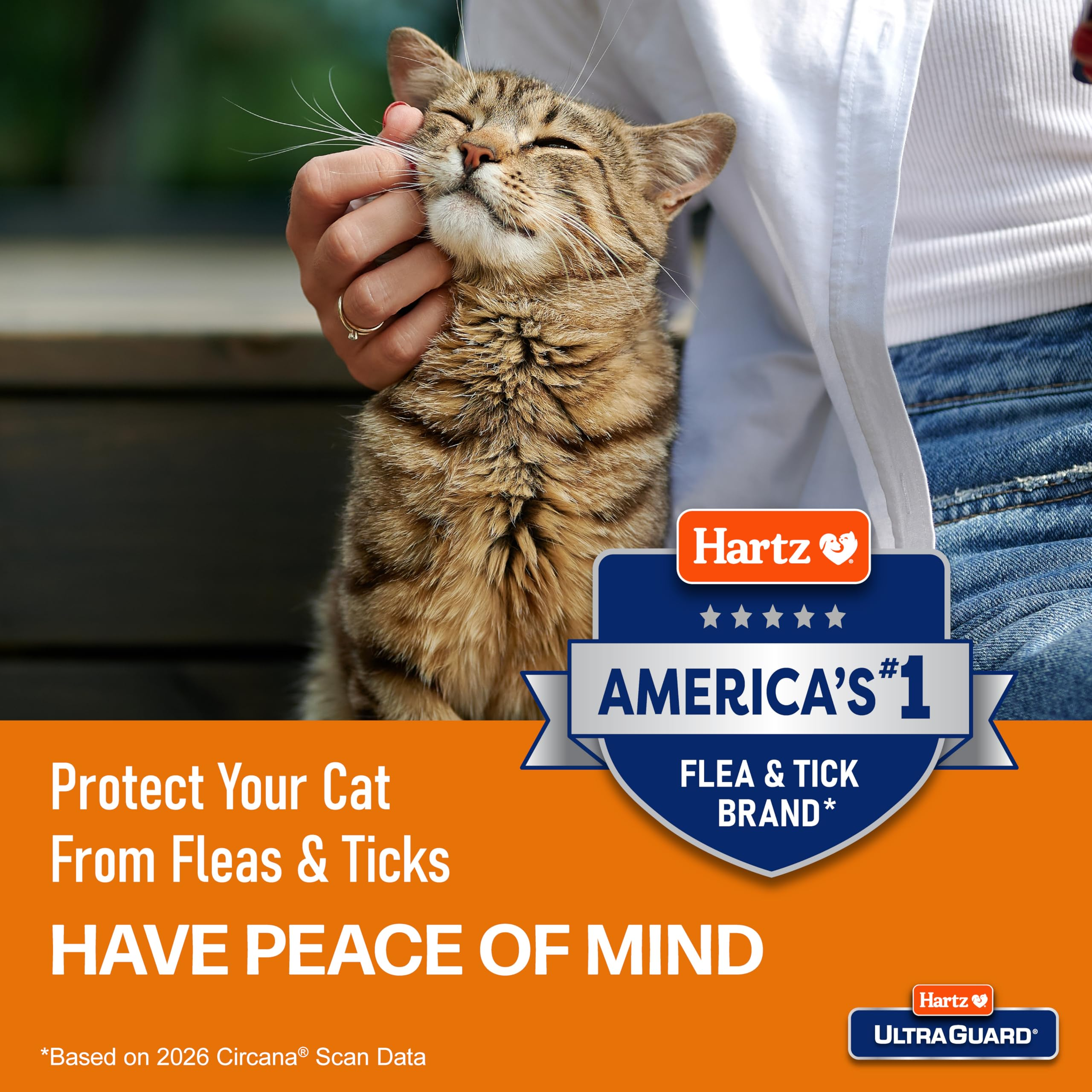 Cat Flea & Tick Collar – 7-Month Flea & Tick Protection, Water-Resistant Safety Collar for Cats & Kittens, White