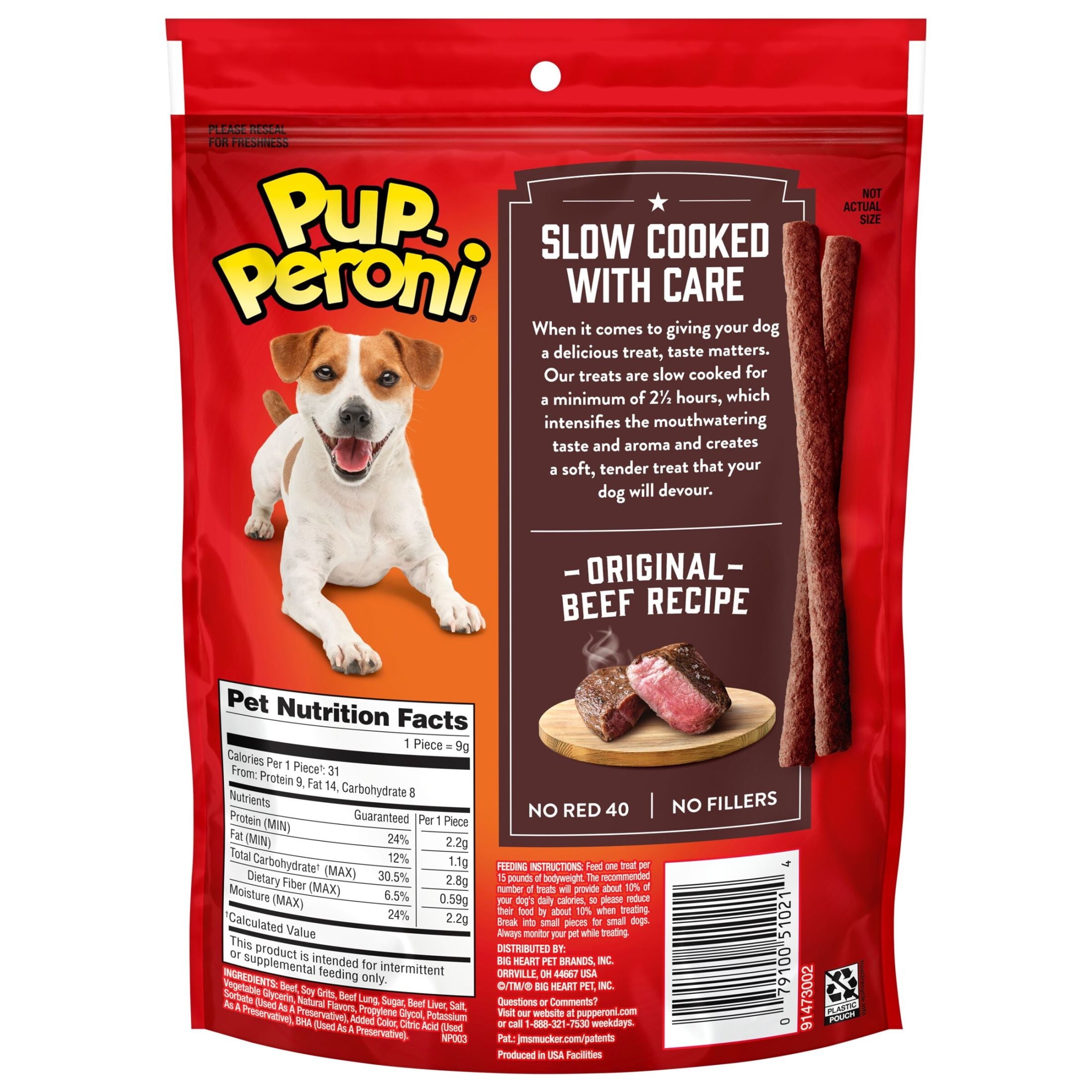Pup-Peroni Original Beef Recipe Soft Dog Treats 5.6 oz